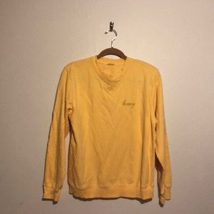 Brandy Melville yellow ‘honey’ top